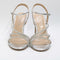 Womens Office Hannah Strappy Heeled Sandals Silver Embellished