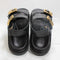 Womens ALOHAS Daria Sandal Black Leather