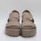 Womens Crocs Brooklyn Low Wedge Latte Mushroom