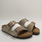 Womens Birkenstock Arizona Two Strap Suede Taupe Uk Size 4.5