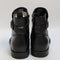 Mens Office Belfort Ankle Strap Boots Black Leather