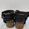 Odd sizes - Womens Blowfish Malibu Fandie Sandals Black Dyecut UK Sizes Right 7/Left 6