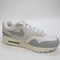 Nike Air Max 1 Pure Platinum Light Smoke Grey White Sail Uk Size 5