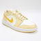 Nike Air Jordan 1 Low Trainers Sail Yellow Ochre Pale Vanilla White