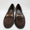 Womens Office Fountain Snaffle Trim Loafers Brown Suede Uk Size 6