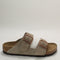 Womens Birkenstock Arizona Two Strap Suede Taupe Uk Size 4.5