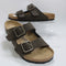 Mens BIRKENSTOCK Arizona Two Strap Sandals Mocca Nubuck
