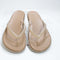 Womens Crocs Miami Round Toe Flip Flops Milk Chocolate Jelly
