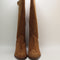 Womens Office Kezia Heeled Western Knee Boots Tan Suede Uk Size 5