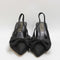 Womens Office Marley Bow Detail Slingback Block Heels Black