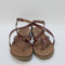 Odd size - Womens Blowfish Malibu Foxtail Braided Sandals Tobacco Dyecut UK Sizes Right 5/Left 4