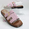Womens Office Stevie Cut Out Buckle Sandals Pink Suede Uk Size 7