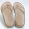 Womens Crocs Miami Round Toe Flip Flops Milk Chocolate Jelly