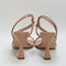 Womens Office Motion Tubular Strappy Knot Detail Heels Nude