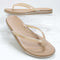 Womens Crocs Miami Round Toe Flip Flops Milk Chocolate Jelly