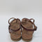 Odd size - Womens Blowfish Malibu Foxtail Braided Sandals Tobacco Dyecut UK Sizes Right 5/Left 4