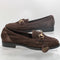 Womens Office Fountain Snaffle Trim Loafers Brown Suede Uk Size 6