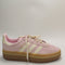adidas Gazelle Bold W Trainers Clear Pink Cream White Gold Metallic Uk Size 6.5