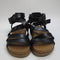 Odd Sizes - Womens Blowfish Malibu Fandie Sandals Black Dyecut - UK Sizes Right 4/Left 3