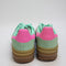 adidas Gazelle Bold W Pulse Mint Sreaming Pink Gum M2 Uk Size 4