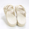 Womens Crocs Brooklyn Buckle Low Sandals Sandstone