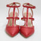 Womens Office Marsha Multistrap Courts Red Patent