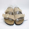Womens Birkenstock Arizona Two Strap Sandals Sandcastle Suede Uk Size 5
