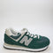 Odd Sizes -  New Balance 574 Green Off White - UK Sizes Right 6/Left 5.5
