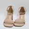 Womens Office Malaya 2 Part Block Heel Sandals Nude