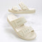 Womens Crocs Brooklyn Buckle Low Sandals Sandstone
