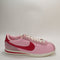 Womens Nike Cortez Trainers Medium Soft Pink Fire Red Sail Team Orange Uk Size 9