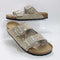 Womens BIRKENSTOCK Arizona Two Strap Sandals Taupe Rivet