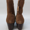 Womens Office Anika Western Ankle Boots Tan Suede Uk Size 8