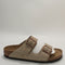 Womens Birkenstock Arizona Two Strap Suede Taupe - UK Size 5.5