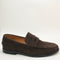 Mens Office Marcel Round Toe Penny Loafers Brown Suede Uk Size 11