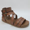 Odd sizes - Womens Blowfish Malibu Fandie Sandals Arabian Sand Dyecut UK Sizes Right 6/Left 7