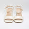 Womens Office Marine  Double Strap Block Heels Off White