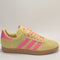adidas Gazelle Trainers Power Yellow Lucid Pink Gum Uk Size 5