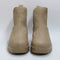 Womens Earth Addict Afra Cleated Cheslea Boots Beige