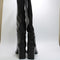 Womens Office Kerry Block Heel Knee Boots Black