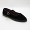 Womens Flabelus Mary Janes Black Velvet