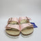 Womens Birkenstock Arizona Two Strap Shiny Lizard Light Rose Uk Size 7.5