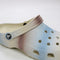 Odd Sizes - Womens Crocs Classic Clog Dip Dye Bone Multi - UK Sizes Right 6/Left 7