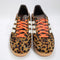 adidas SL 72 Trainers Leopard Dark Brown Off White Semi Impact Orange