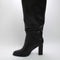 Womens Office Kerry Block Heel Knee Boots Black