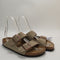 Womens Birkenstock Arizona Two Strap Suede Taupe Uk Size 5