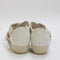 Womens Office Hallie Cross Strap Espadrille Off White Leather