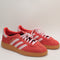 adidas Handball Spezial Bright Red Clear Pink Gum Uk Size 4