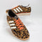 adidas SL 72 Trainers Leopard Dark Brown Off White Semi Impact Orange