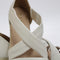 Womens Office Hallie Cross Strap Espadrille Off White Leather